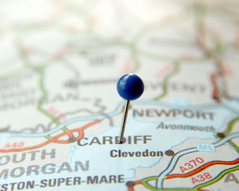 Map of Cardiff helpful for planning a move to Cardiff.